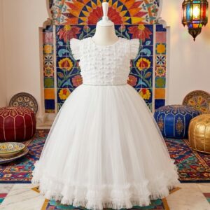 Robe princesse blanche de cérémonie