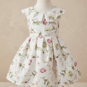 Robe bébé fille fleurie